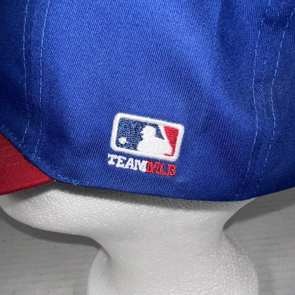 Philadelphia Phillies Hat Cap Adjustable One Size‎ Hook Loop Blue Baseball MLB